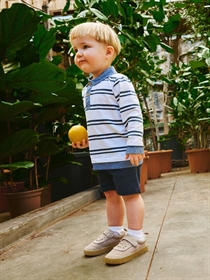 NAME IT Twill Shorts Silas Isak Dark Sapphire